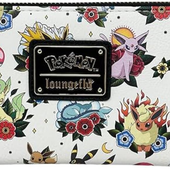 Loungefly Pokemon Eevee Evolution Long Wallet- New W/O tags - Picture 3 of 3